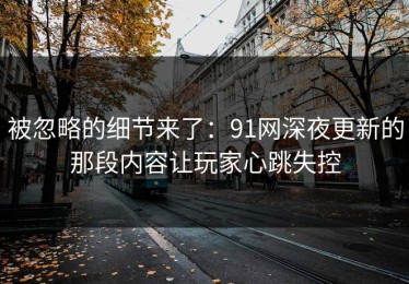 被忽略的细节来了：91网深夜更新的那段内容让玩家心跳失控