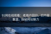 91网在线观看：老用户回归，旧内容重温，探秘网站魅力
