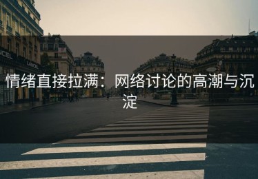 情绪直接拉满：网络讨论的高潮与沉淀