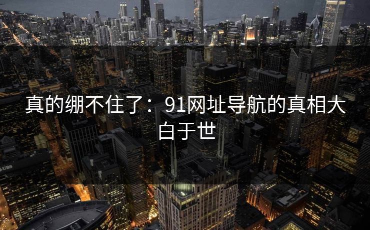 真的绷不住了：91网址导航的真相大白于世