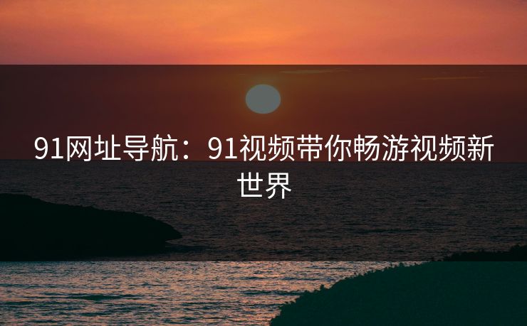 91网址导航：91视频带你畅游视频新世界